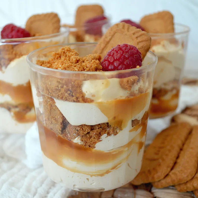 MOUSSE DE DULCE DE LECHE & BISCOFF