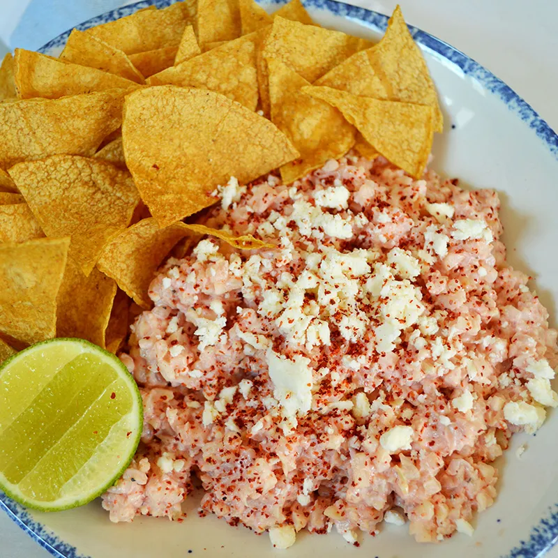 Totopos con Esquites Healthy