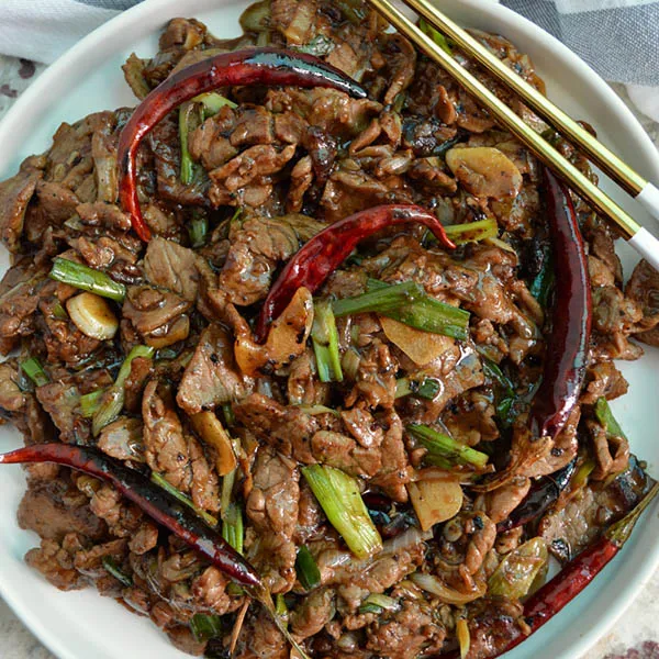 Carne crujiente o crispy beef