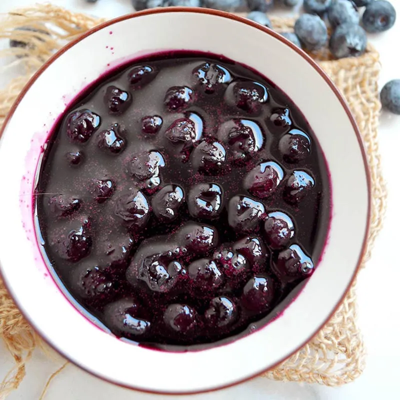 JARABE DE MORAS O BLUEBERRY SYRUP