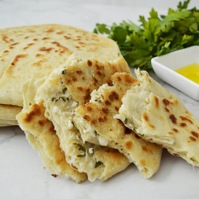 Pan relleno de queso