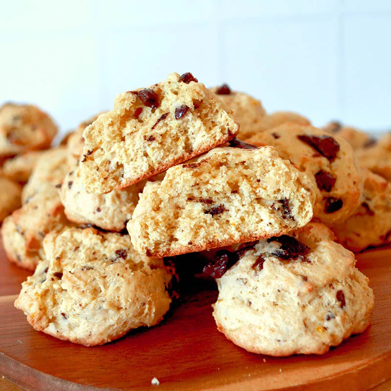 GALLETAS DE NARANJA Y CHOCOLATE