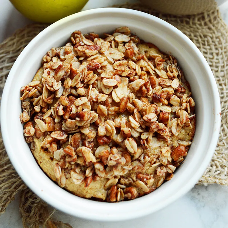 Pastel de manzana con canela