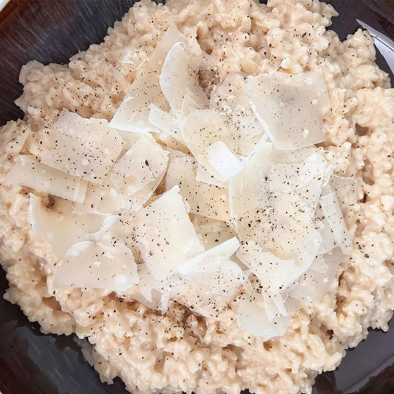 Risotto al parmesano