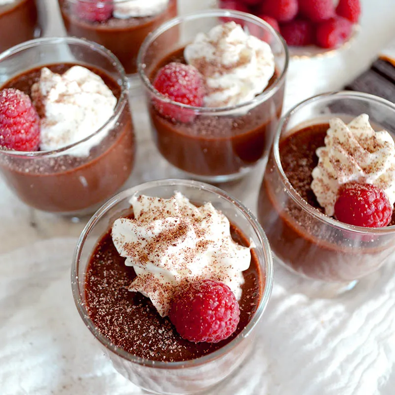 POTS DE CREME DE CHOCOLATE & BAILEYS